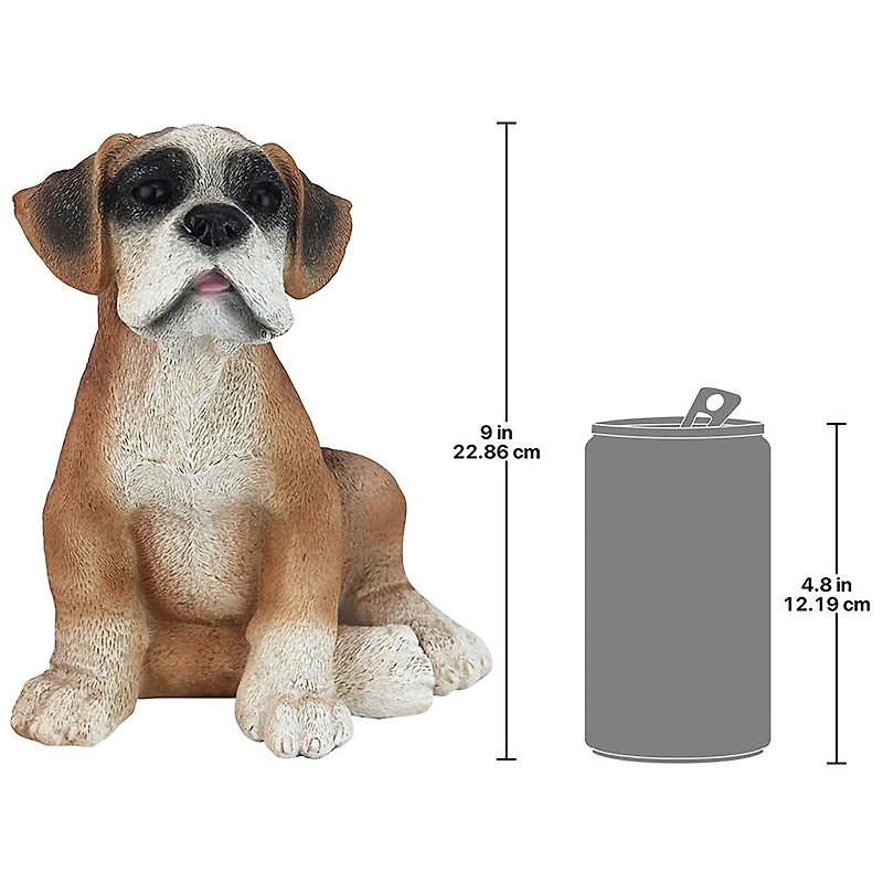 Design Toscano 9" Boxer Puppy Dog Statue