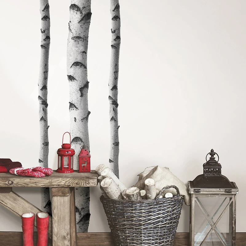 WallPops Silver Birches Wall Art Kit