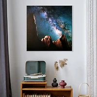 Starscape Canyon Evening Sky Glossy Wall Art