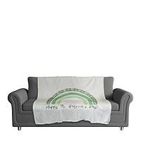 St. Patrick's Day Rainbow 50" x 60" Coral Fleece Blanket