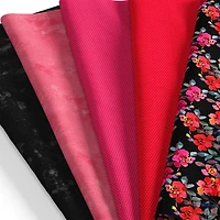 SINGER Rockin Roses Cotton Fabric Fat Quarters