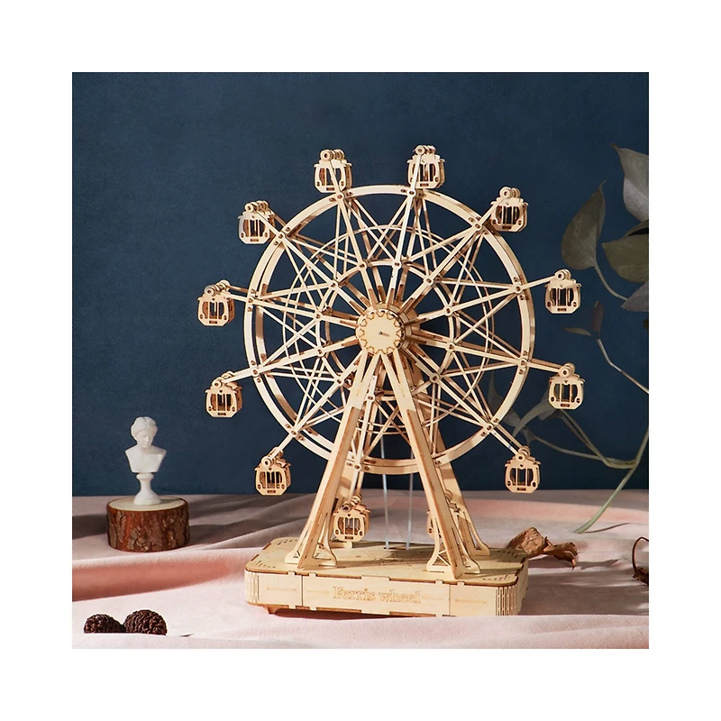Rolife® Ferris Wheel Music Box 3D Wooden Puzzle