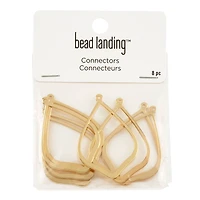 Pear-Shaped Dangle Connectors by Bead Landing