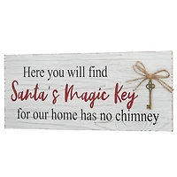 16" Santa’s Key Tabletop Sign