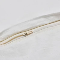 Hello Honey® White Square Modern Geometric Quilted Pillow Cover