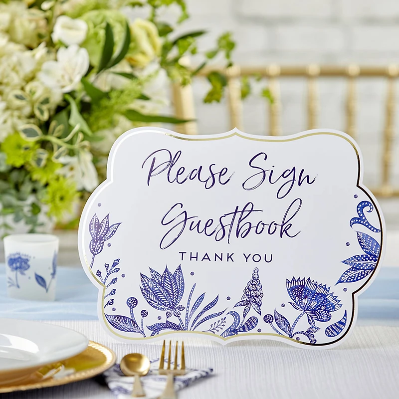 Kate Aspen® Blue Willow Décor Sign Kit