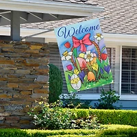 40" x 28" Welcome Easter Basket Outdoor House Flag 28" x 40"