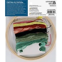 Leisure Arts® 6" Cactus Garden Embroidery Kit