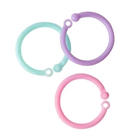 We R Memory Keepers® Cinch Pink, Lilac & Blue Plastic Loop Binding, 24ct.