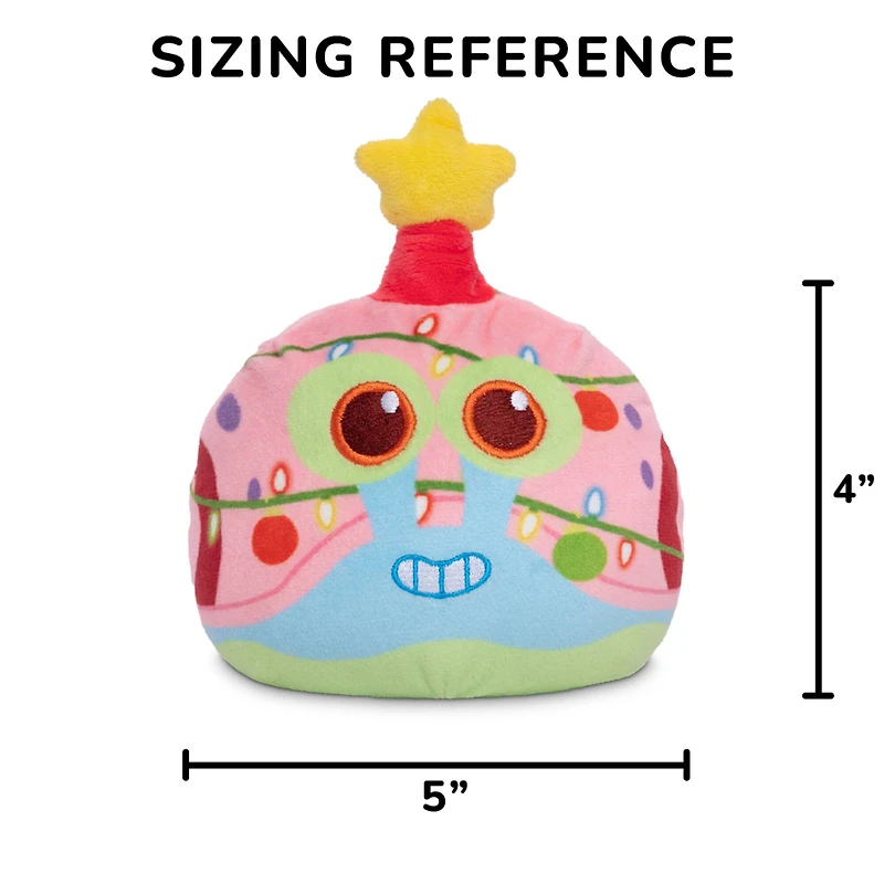 4" Gary Star & Elf Holiday Reversible Plushie