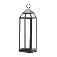 25'' Black Contemporary Lantern