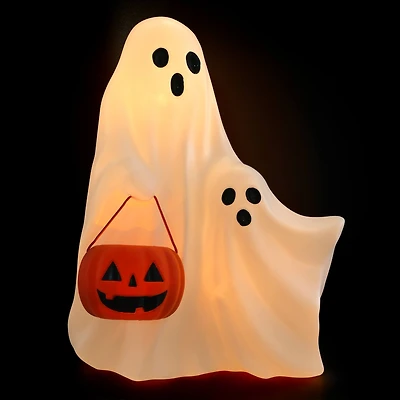 24" Lighted Ghost & Pumpkin Blow Mold by Ashland®