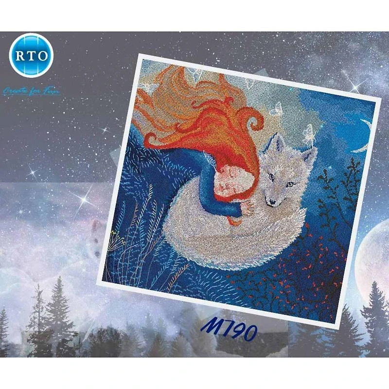 RTO Under Forest Coverlet Cross Stitch Kit