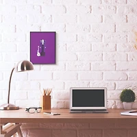 Stupell Industries Prince Fashion Design Wall Accent with Black Frame