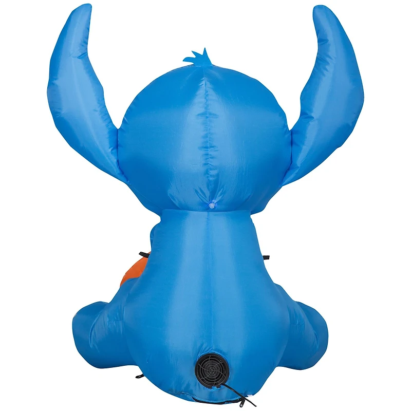 3ft. Airblown® Inflatable Halloween Stitch with Pumpkin