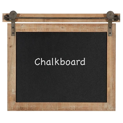 Brown Wall Mounted Chalkboard