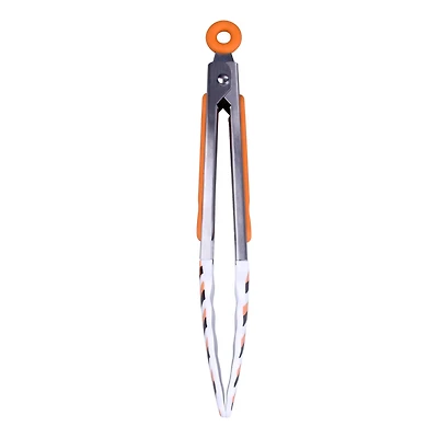 Mini Halloween Stripes Silicone Tongs by Makery™