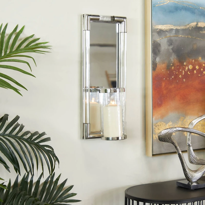 Silver Contemporary Wall Sconces