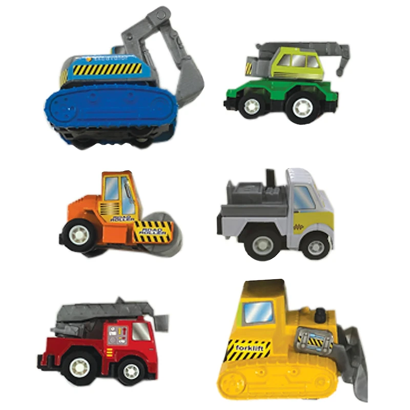 Hinkler Pull-Back and Go Construction Vehicles Floor Puzzle