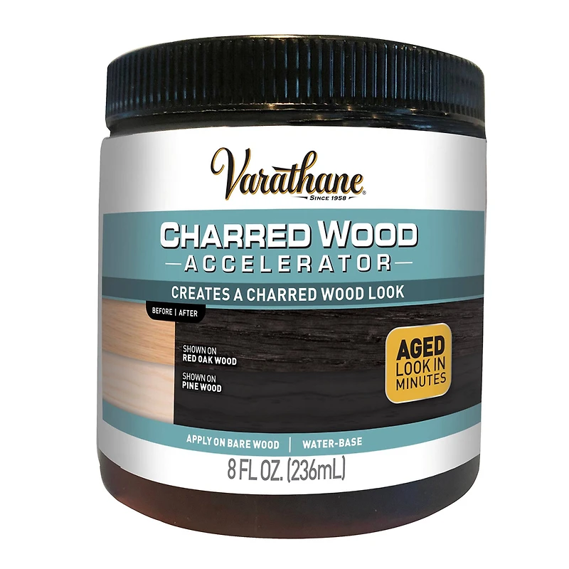 Varathane® Accelerator, Charred Wood