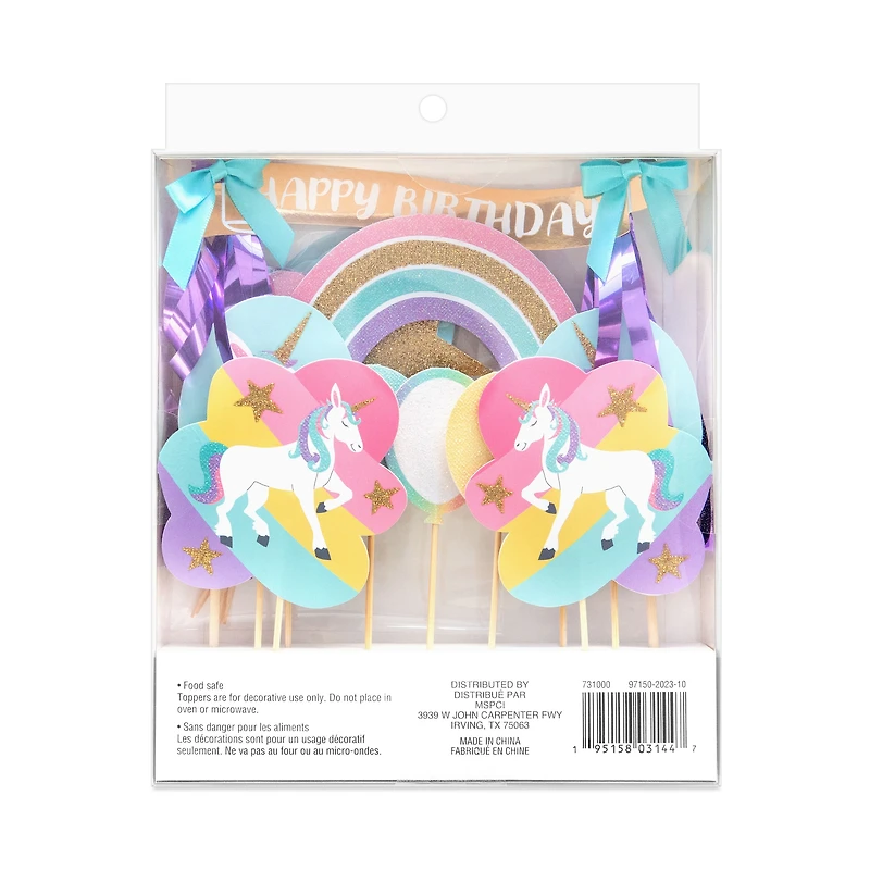Unicorn Cake Topper Set by Celebrate It™