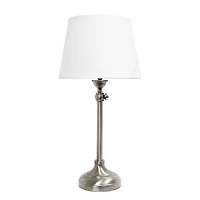 Lalia Home Brushed Nickel Extendable Lamp Set