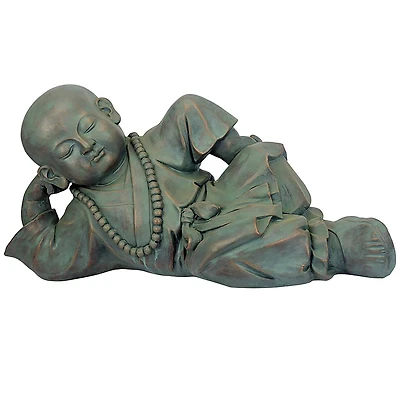 Design Toscano 24" Resting Serene Baby Buddha Garden Statue
