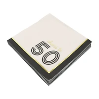 Cheers to 50 Beverage Napkins, 20ct. by Celebrate It™