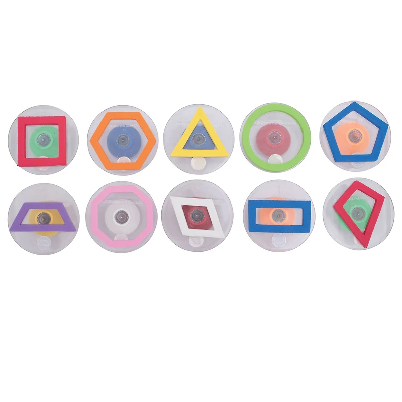 Ready2Learn™ Giant Geometric Shapes Outline Stampers, 10ct.