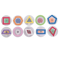 Ready2Learn™ Giant Geometric Shapes Outline Stampers, 10ct.