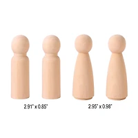 12 Packs: 4 ct. (48 total) Mixed Peg People by Creatology™