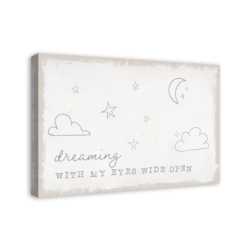 Dreaming with my Eyes Wide Open 20" x 30" Canvas Wall Art