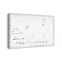 Dreaming with my Eyes Wide Open 20" x 30" Canvas Wall Art