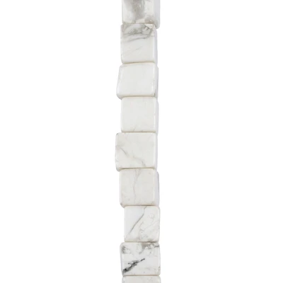 White Howlite Cube Beads, 4mm by Bead Landing™