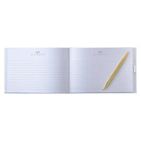 White & Gold Guest Book & Pen Set by Celebrate It™