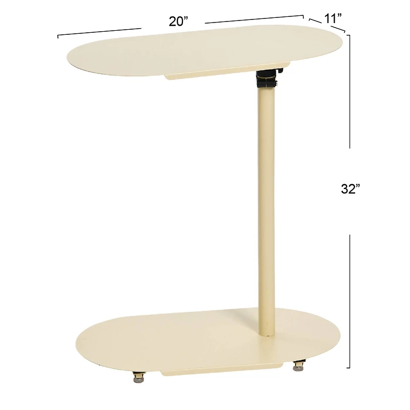 Hello Honey® Modern Adjustable C-Shaped End Table