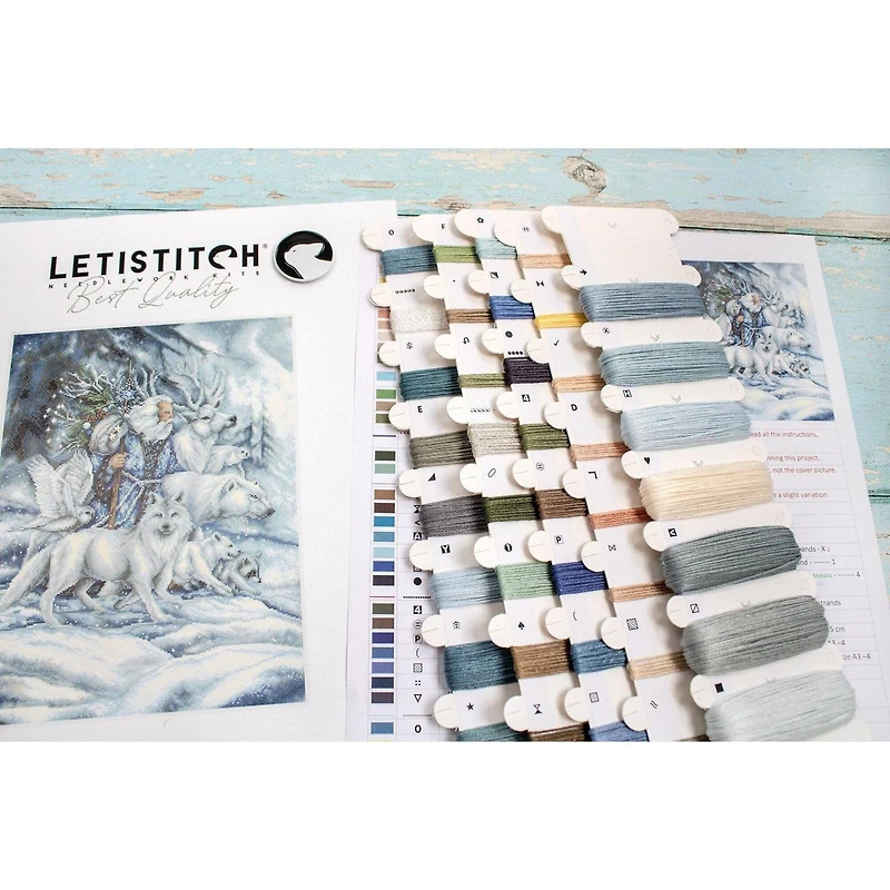 LetiStitch Walk as One Counted Cross Stitch Kit