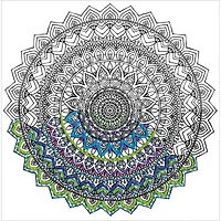 Design Works™ Zenbroidery™ Mandala Stamped Embroidery Kit