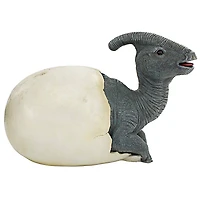 Design Toscano 13" Prehistoric Parasaurolophus Dinosaur Egg Hatchling Garden Statue
