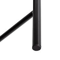 6 Pack: Honey Can Do 18" Black Round Side Table with T-Pattern Base