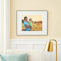 Basics Black Frame with Mat by Studio Décor