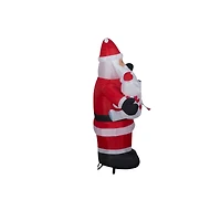 6ft. Animated Airblown® Inflatable Christmas Swaying Santa with Polar Bear