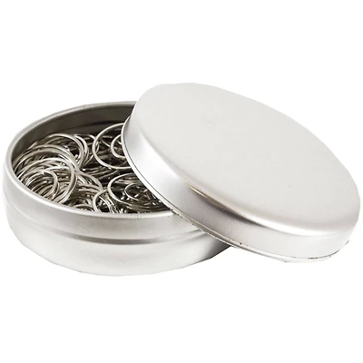 JAM Paper Silver Circular Paper Clips