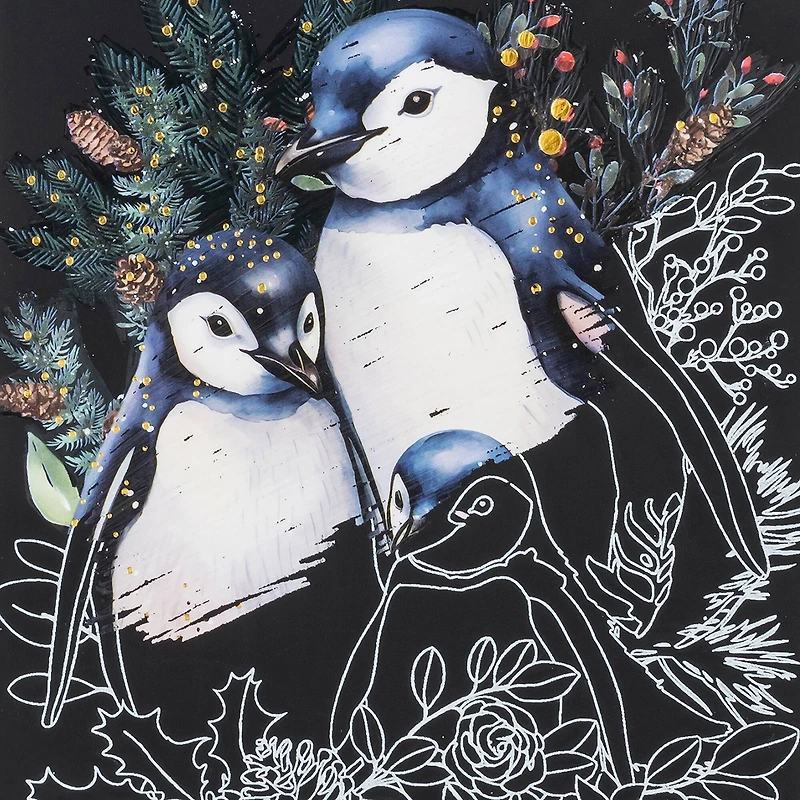 Brea Reese™ Winter Woodland Scratch Art Card Kit