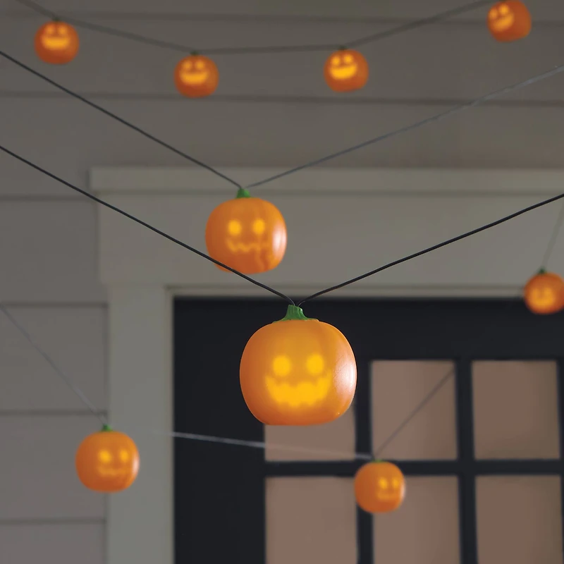 6ct. Animated Jack-O'-Lantern LED String Lights by Ashland®