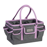 Everything Mary Purple Heather Deluxe Store & Tote Craft Organizer