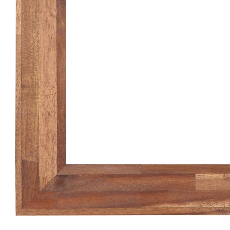 Home Natural Brown Wood Plank Frame by Studio Décor