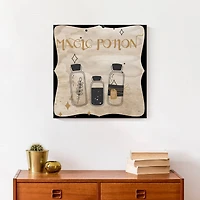 Magic Potion Bottles 3 16" x 16" Canvas Wall Art