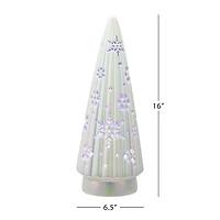 90th Anniversary Collection Snowflake 16" LED Kaleidoscope Tree
