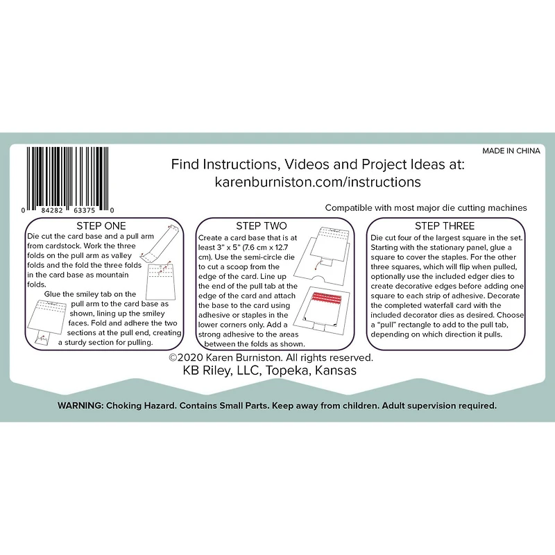 Karen Burniston Waterfall Card Dies